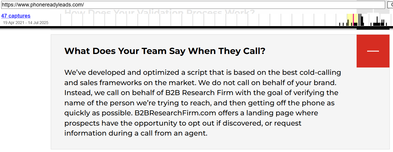 PhoneReady Leads FAQ: What Does Your Team Say When They Call?